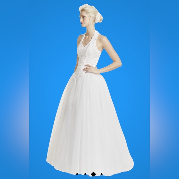 David's Bridal Dresses Davids Bridal Tulle Wedding Dress With